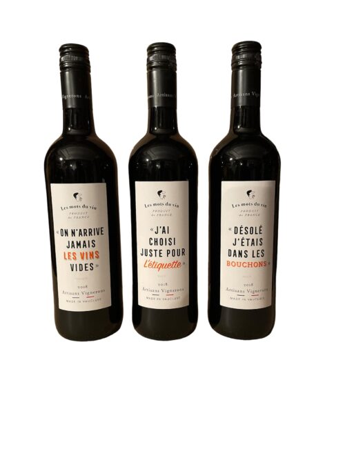 IGP Vaucluse Les Mots du Vin Rouge Bouchon à Vis 2018 75cL Rhonéa
