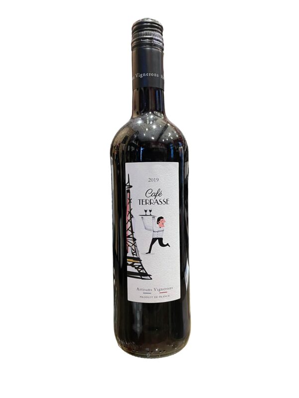 IGP Méditerranée Café Terrasse Rouge Bouchon à Vis 2019 75cL Rhonéa