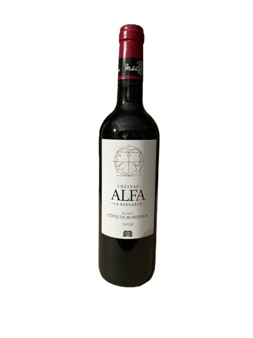 Château Alfa La Bernarde Blaye Cotes de Bordeaux 2020 75cL