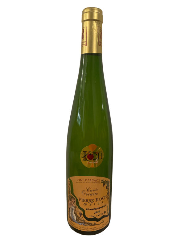 Gewurztraminer Cuvée Oriane 2020 75cL Domaine Koch Pierre & Fils