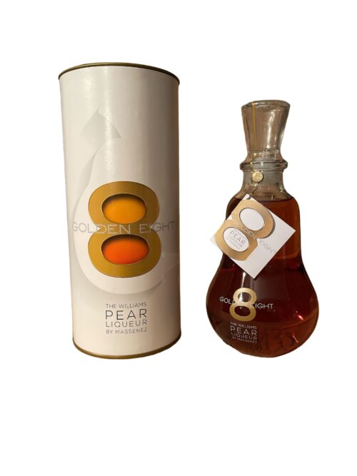 Liqueur de Poires Williams Golden Eight 25% 70cL avec Coffret Distillerie Massenez
