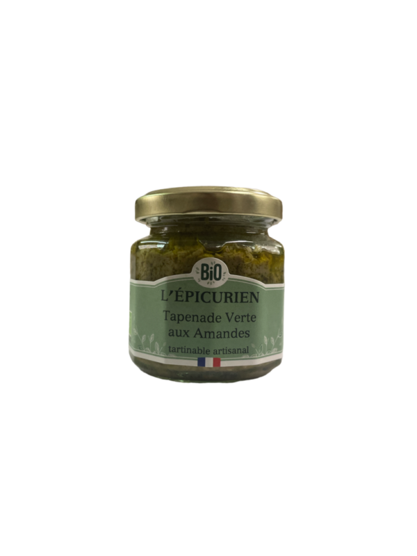 Tapenade Verte Aux Amandes BIO 100g L'Epicurien