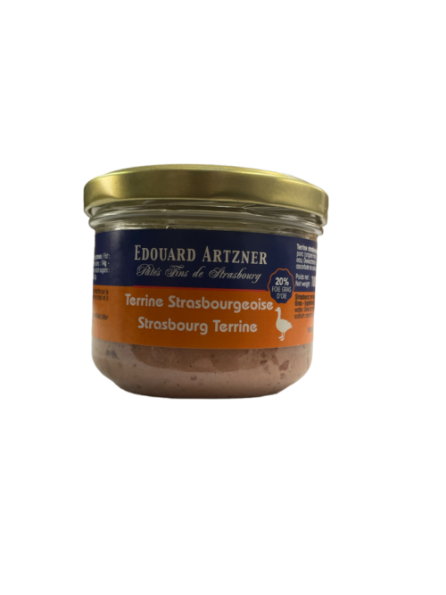 Terrine Strasbourgeoise 20% Foie Gras d'Oie 180g Edouard Artzner