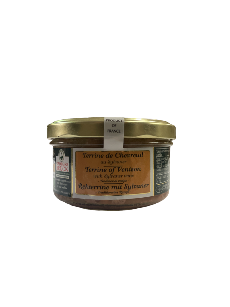 Terrine de Chevreuil au Sylvaner 140g Bruck Vins Coffrets