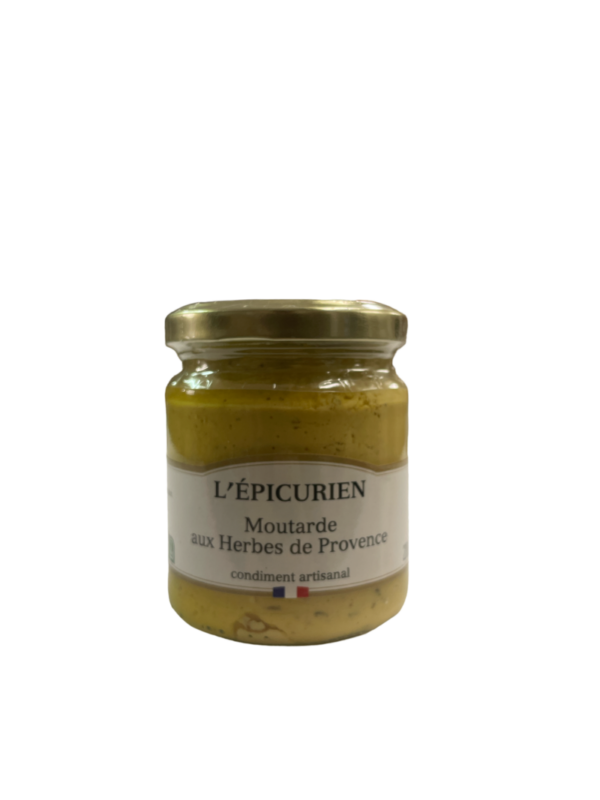 Moutarde Aux Herbes De Provence 200g L'Epicurien