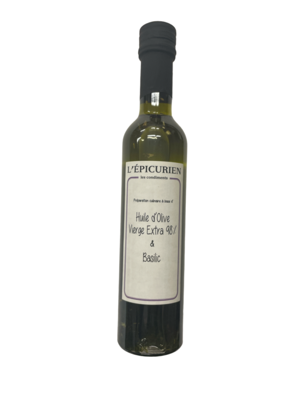 Huile D'Olive & Basilic 25cL L'Epicurien