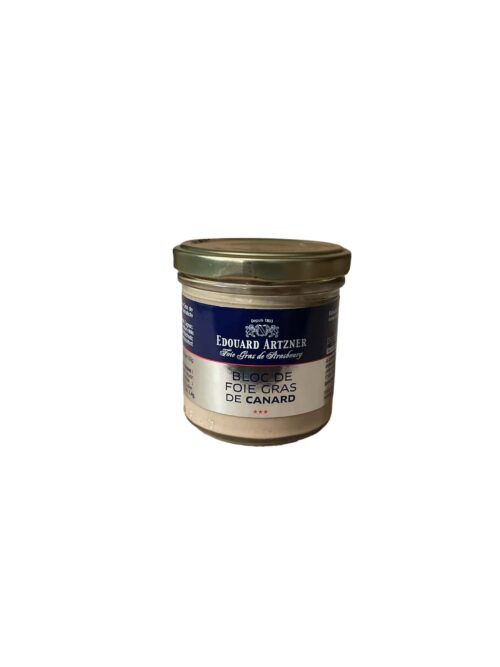 Bloc de Foie Gras de Canard en Bocal 120g Edouard Artzner