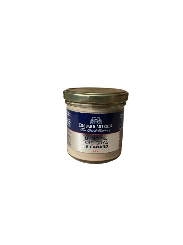 Bloc de Foie Gras de Canard en Bocal 120g Edouard Artzner