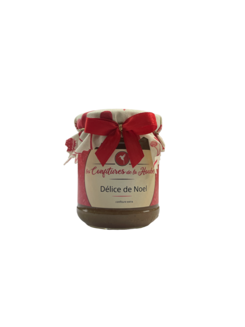 Confiture Délice de Noël 220g Les Confitures de la Hoube