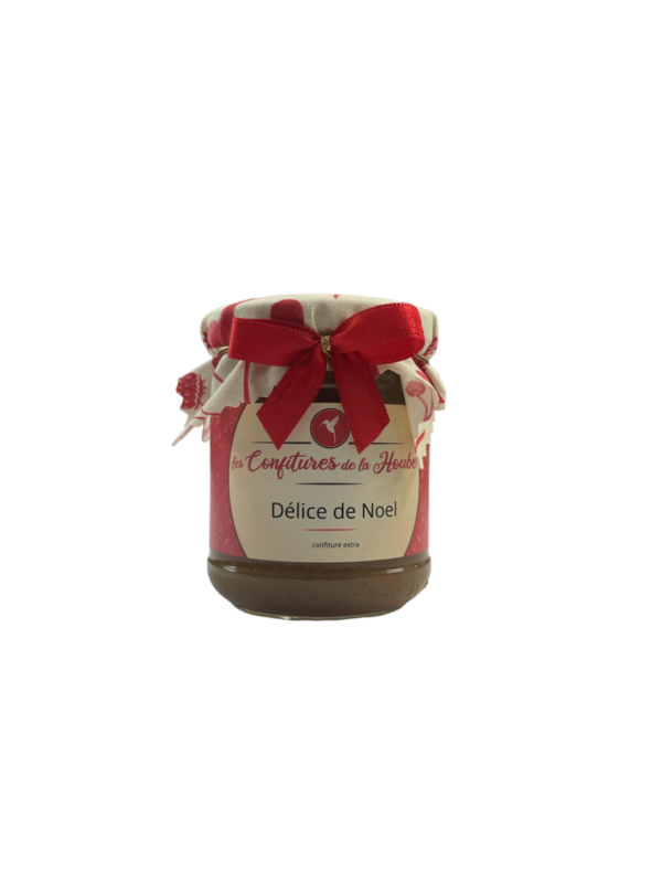 Confiture Délice de Noël 220g Les Confitures de la Hoube