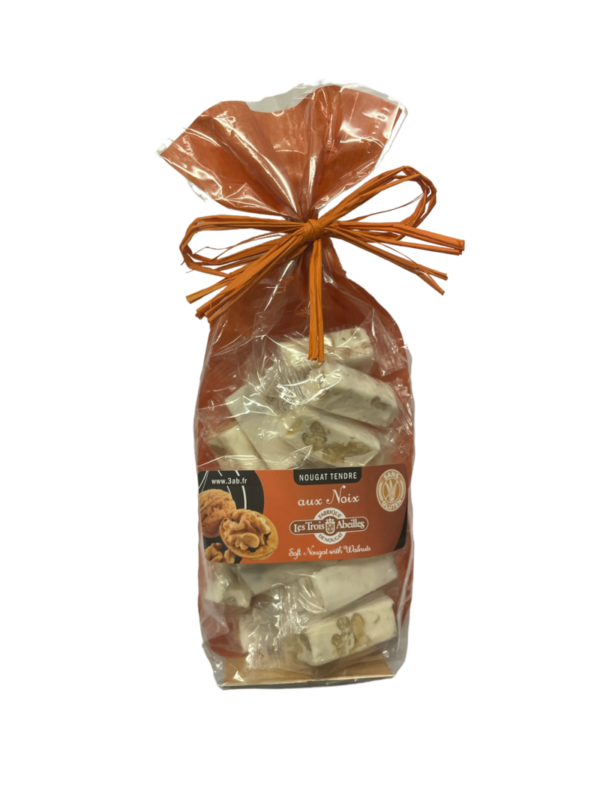 Sachet de Nougat tendre aux noix 150g Trois Abeilles