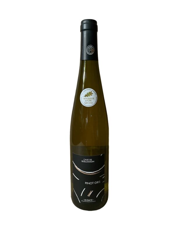 Pinot Gris 2021 Médaille d'Or Paris 2022 75cL Cave de Beblenheim