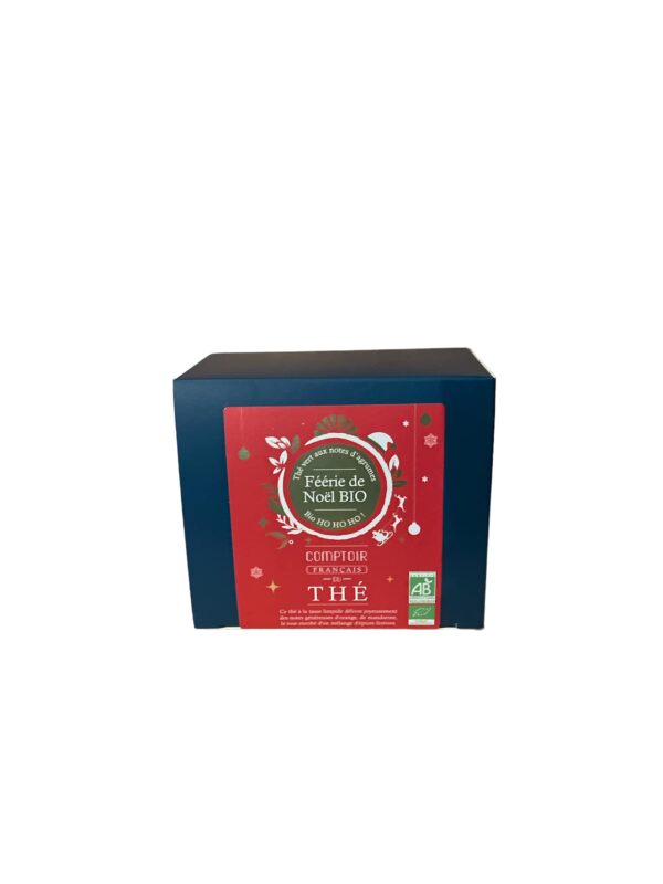Boîte 20 Sachets de Thé Féérie de Noël BIO Comptoir Français du Thé