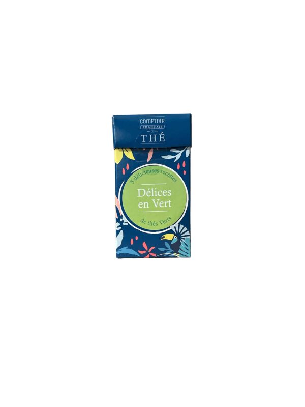 Boîte 5 Sachets de Thé Délices en Vert Comptoir Français du Thé