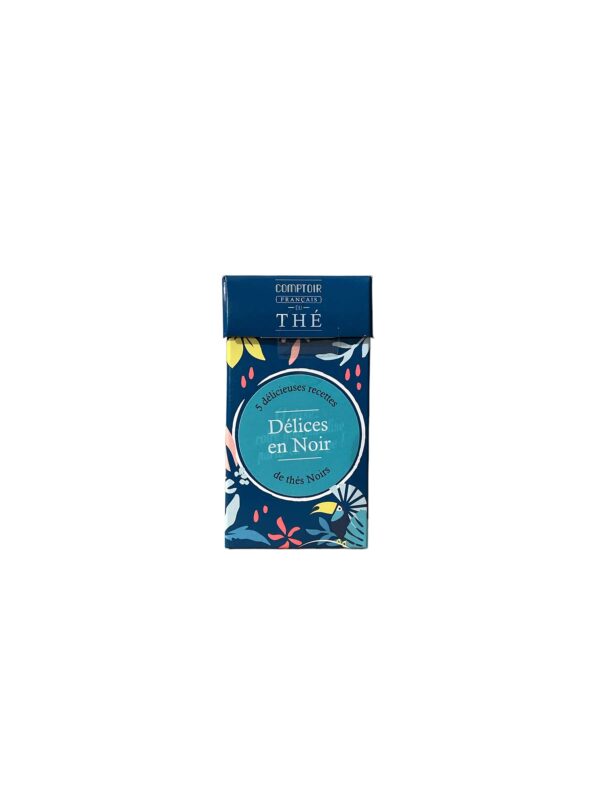 Boîte 5 Sachets de Thé Délices en Noir Comptoir Français du Thé