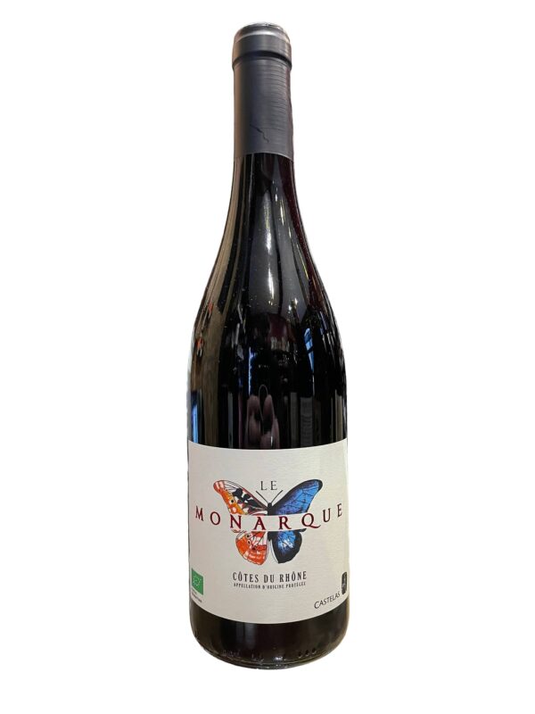 Côtes du Rhône Le Monarque Rouge 2021 BIO 75cL Les Vignerons du Castelas