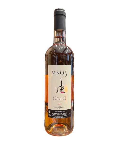 Malis Rosé Côtes du Roussillon 2020 75cL Cave de l'Abbé Rous