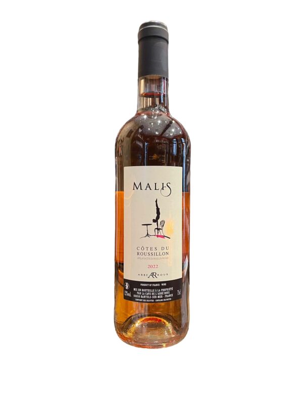 Malis Rosé Côtes du Roussillon 2020 75cL Cave de l'Abbé Rous