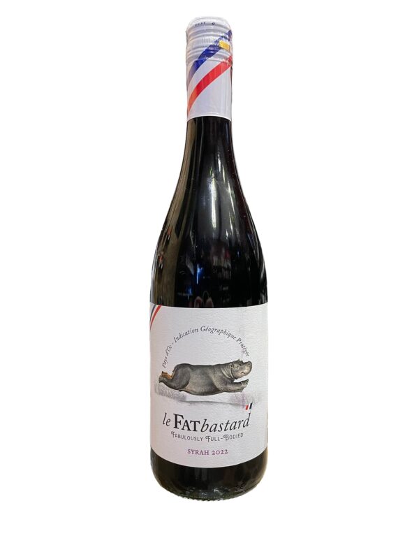 IGP Pays d'Oc Fat Bastard Syrah Rouge 2022 75cL Meffre