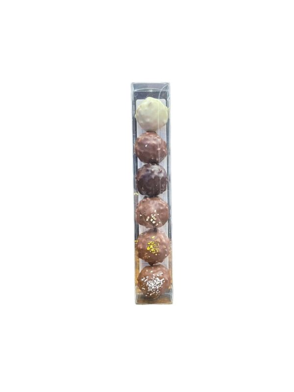 Réglette 6 Rochers Assortis 60g Chocolaterie Schaal