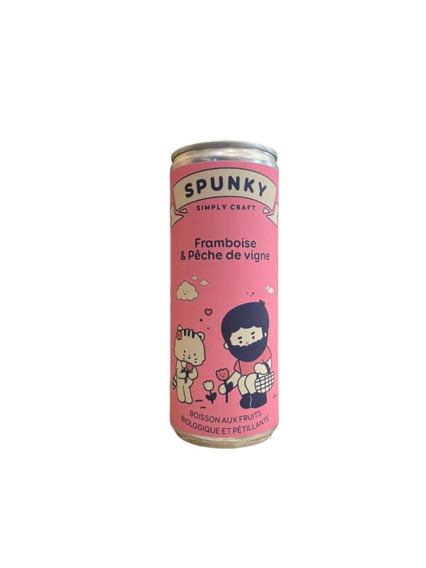 Soda Framboise Pêche Spunky