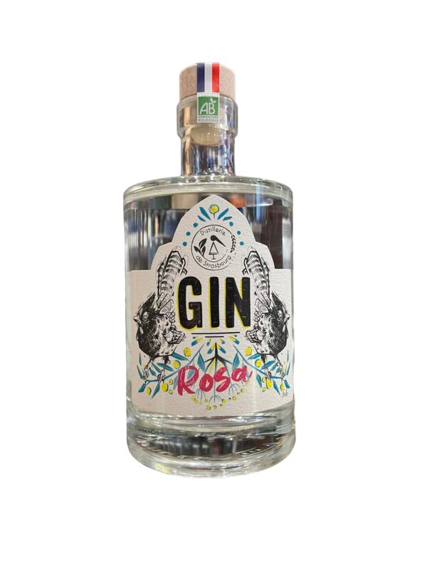 Gin Rosa Bio 50cl Distillerie de Strasbourg