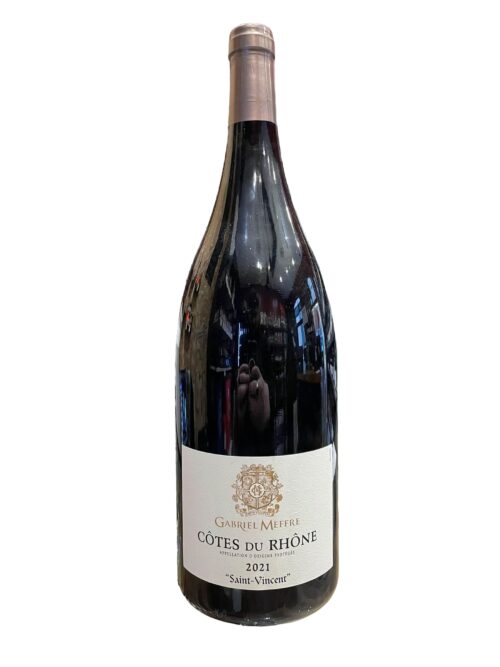 Côtes du Rhône Saint Vincent Rouge 2021 1,5L Magnum Meffre