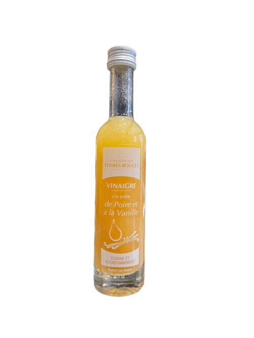 Vinaigre Pulpe de Poire & Vanille 10cl Domaine des Terres Rouges
