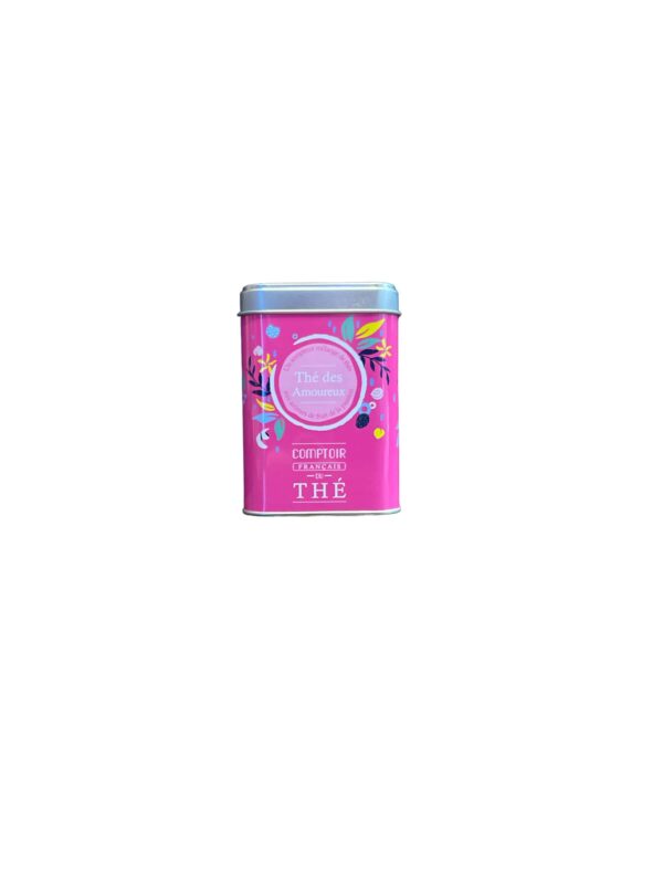 Boîte Métal "Thé des Amoureux" 80g Comptoir Français du Thé