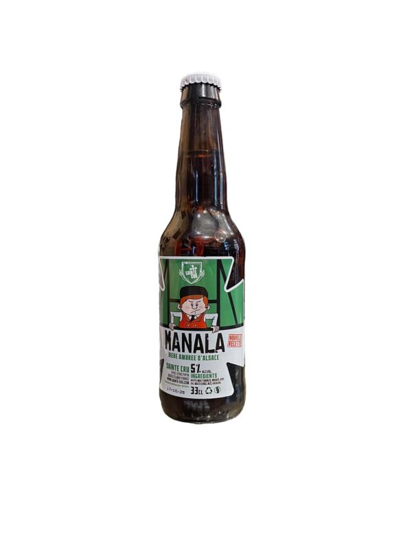 Manala Bière Ambrée Alsacienne 33cl Sainte Cru