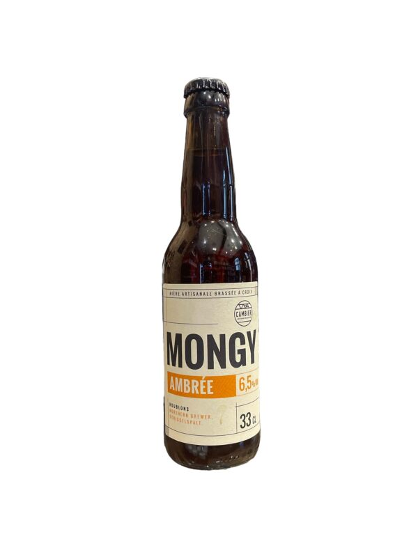 Bière Ambrée Mongy 33cL Cambier