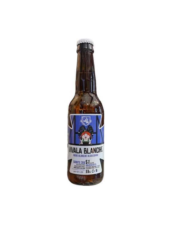 Vivala Blanche Bière Alsacienne 33cl Sainte Cru