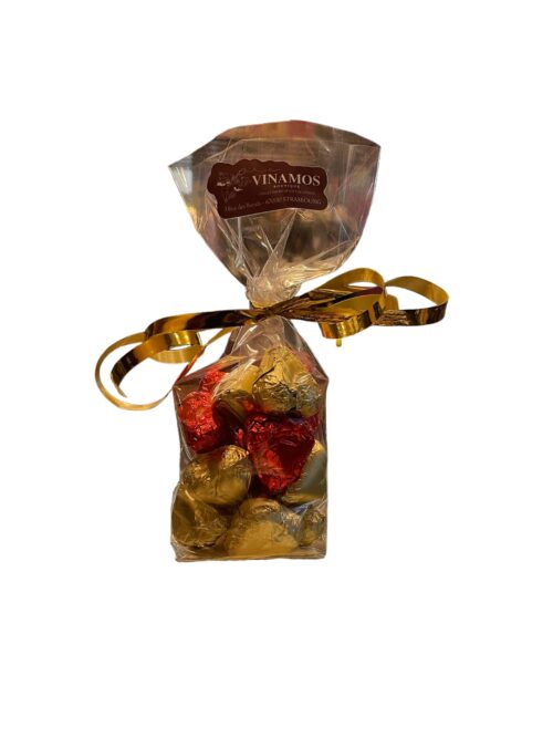 Sachet Assortiment Coeurs en Chocolat (Lait & Noir) 150g Chocolaterie Schaal