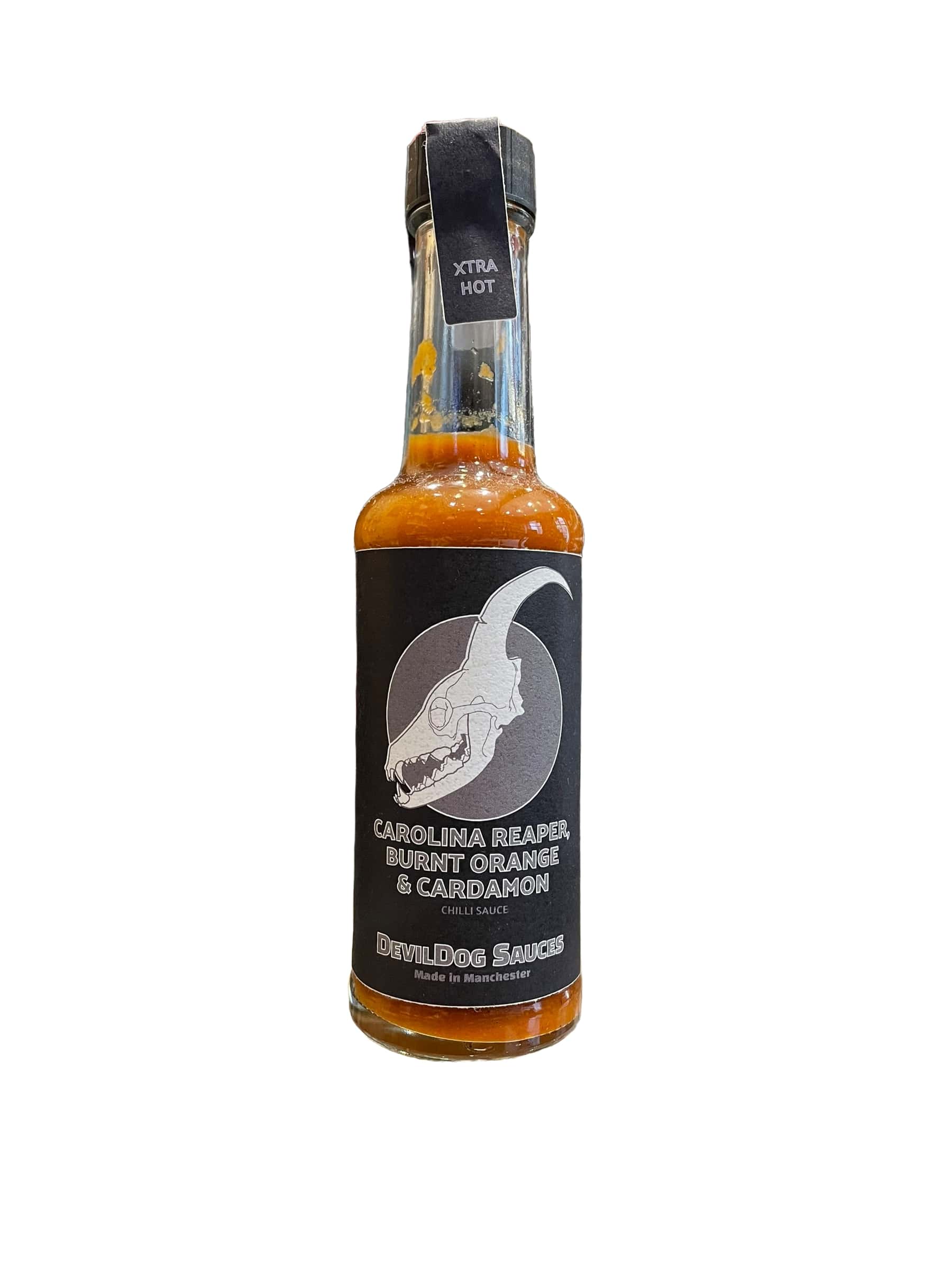 Sauce Carolina Reaper, Orange brûlée et Cardamome 150mL DevilDog Sauces ...