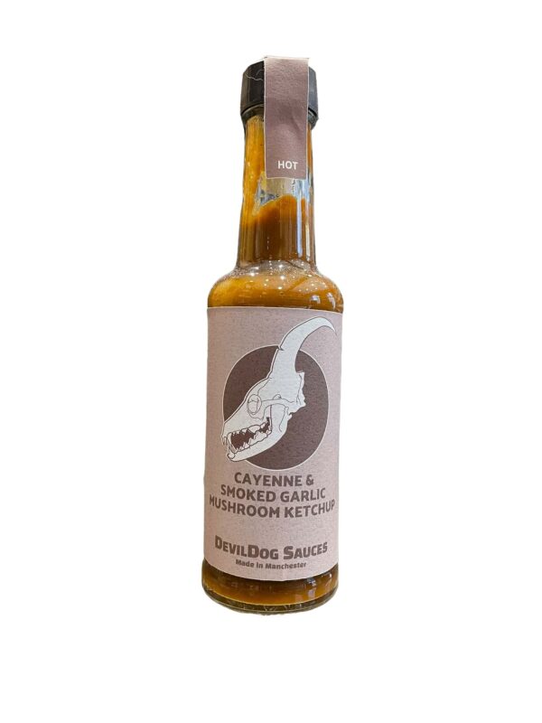 Ketchup aux Champignons et à l'Ail de Cayenne fumé 150mL DevilDog Sauces