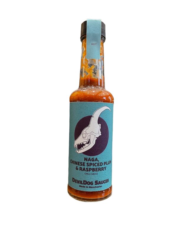 Sauce Naga, Prune et Framboise épicées 150mL DevilDog Sauces