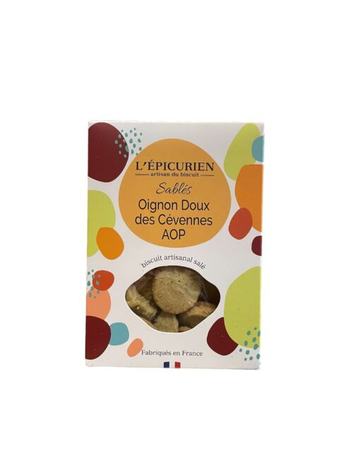 Sablés à l'Oignon Doux des Cévennes AOP 120g L'Epicurien
