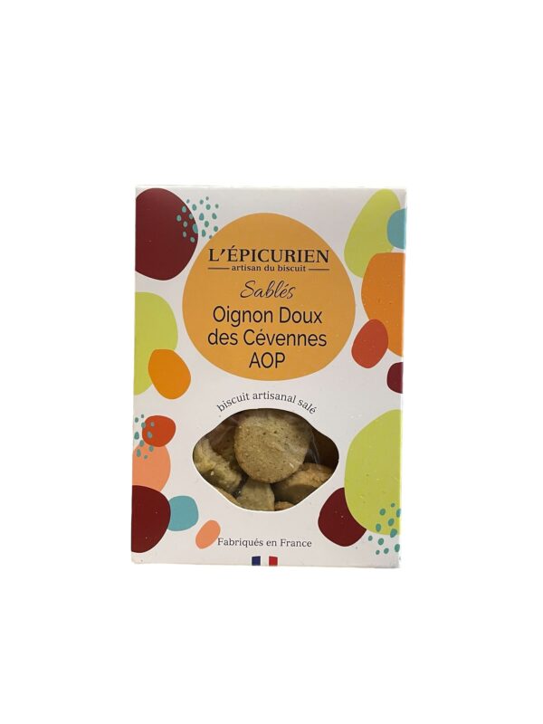 Sablés à l'Oignon Doux des Cévennes AOP 120g L'Epicurien