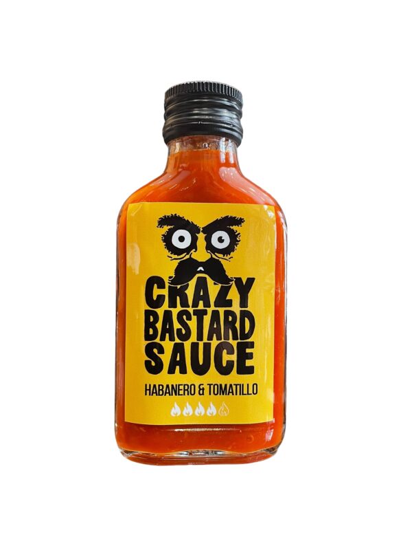 Hot Sauce Habanero & Tomatillo 7/10 100ml Crazy Bastard