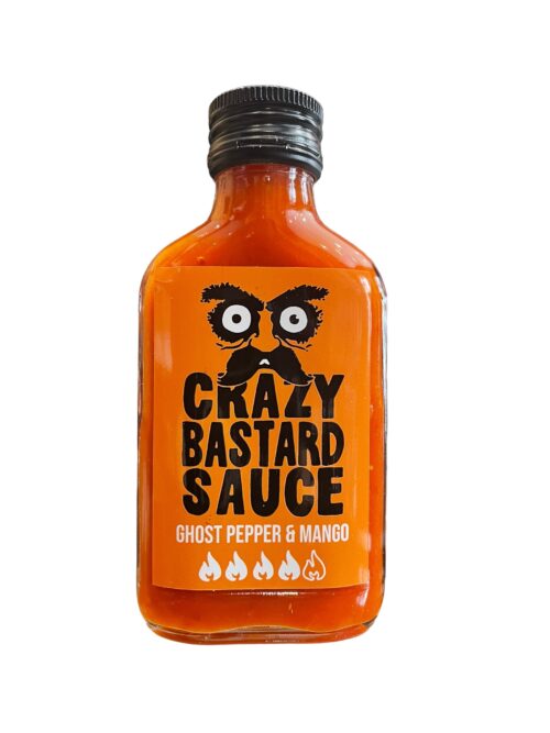 Hot Sauce Ghost Pepper & Mangue 8/10 100ml Crazy Bastard