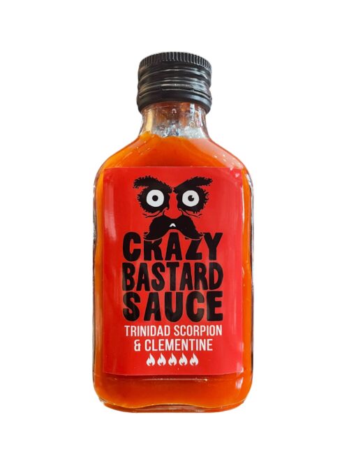 Hot Sauce Trinidad Scorpion & Clémentine 9/10 100ml Crazy Bastard