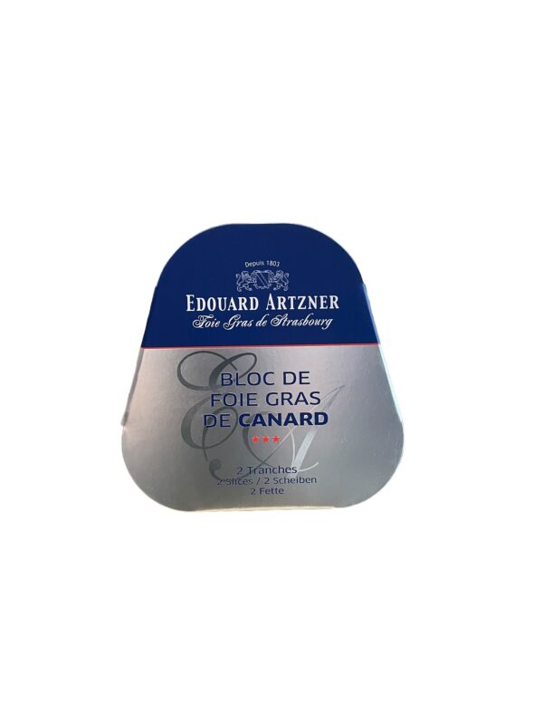 Bloc de Foie Gras de Canard 2 Tranches 75g Edouard Artzner