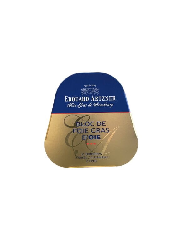 Bloc de Foie Gras d'Oie 2 Tranches 75g Edouard Artzner