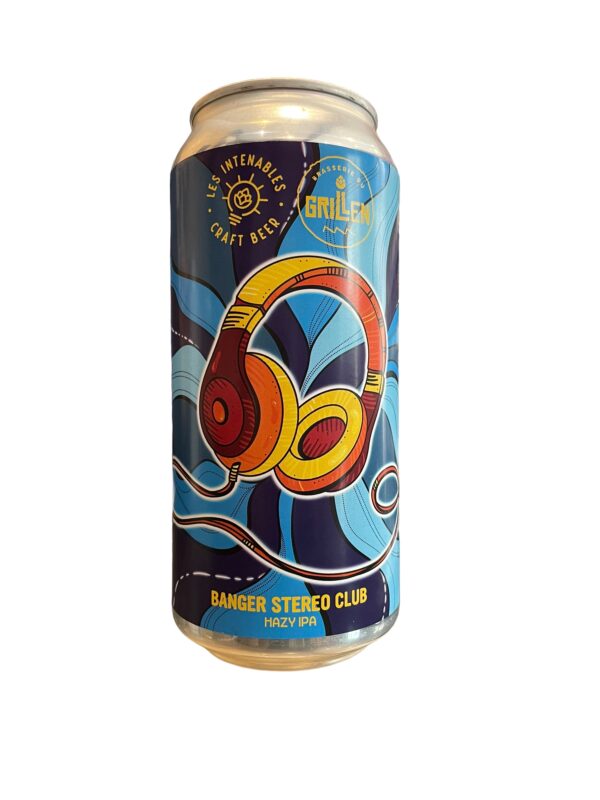 VINA1074 Banger Stéréo Club Juicy IPA (collab Grillen) 44cl Les Intenables