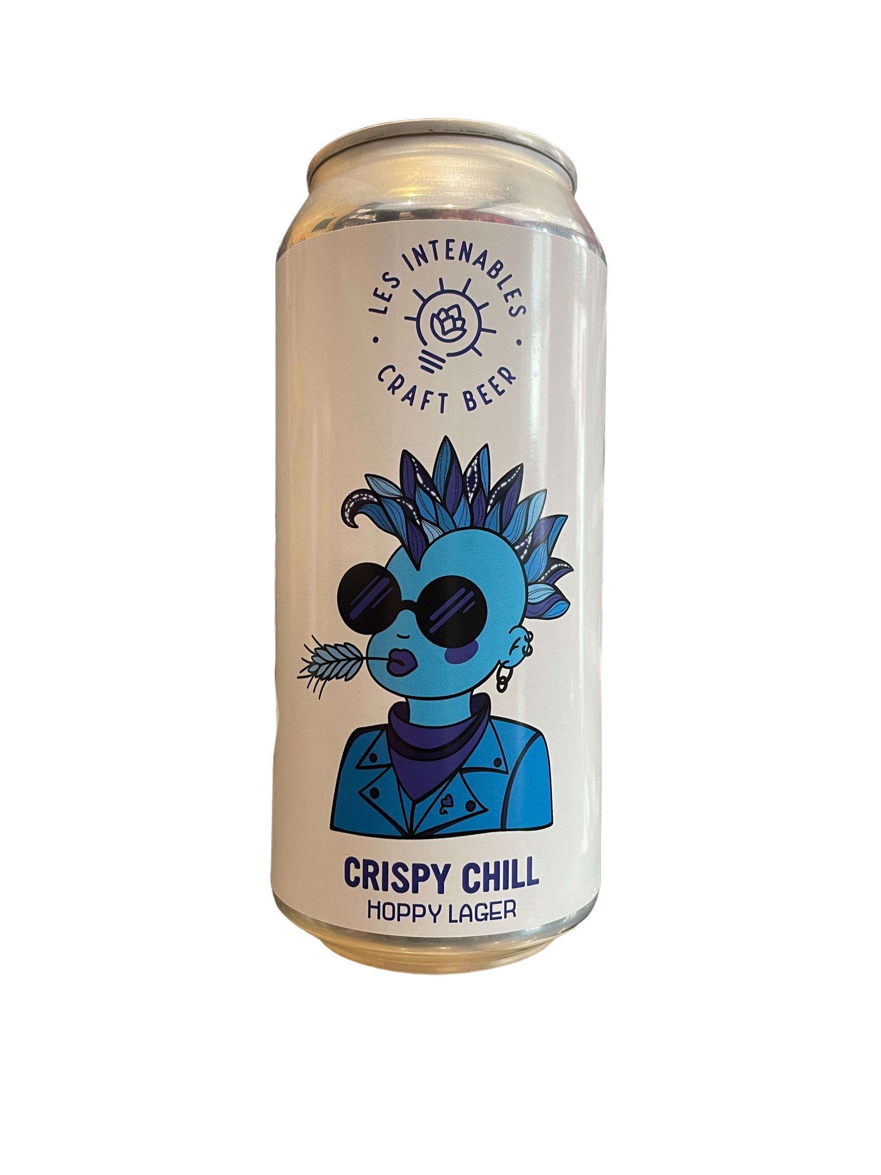 Crispy Chill Hoppy Lager 44cl Les Intenables