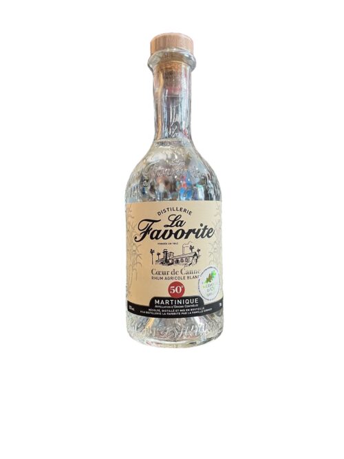 Rhum Coeur de Canne Blanc 50% 70cl La Favorite