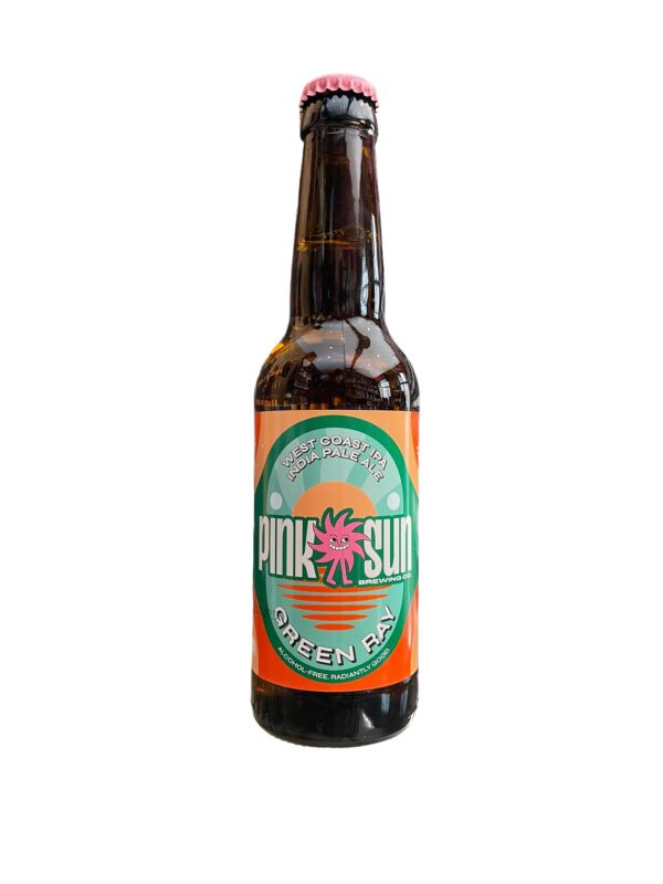 Green Ray West Coast IPA sans alcool 33cl Pink Sun