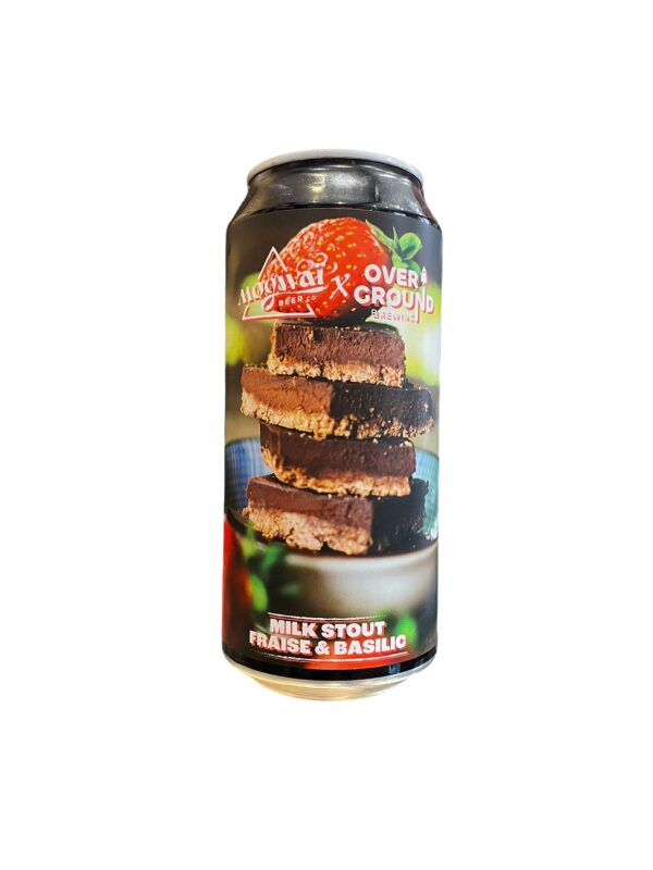 Strawberry Fields Forever Milk Stout Fraise & Basilic (collab Overground) 44cl Mogwai