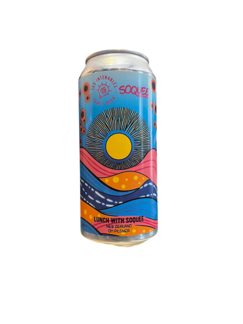Lunch with Soquee New Zealand Pilsner 44cl Les Intenables