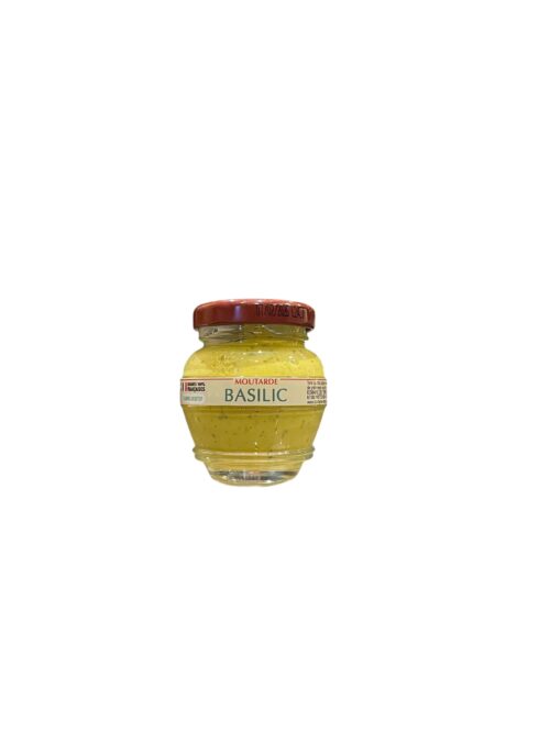 Moutarde Aromatique Basilic 55g Domaine des Terres Rouges